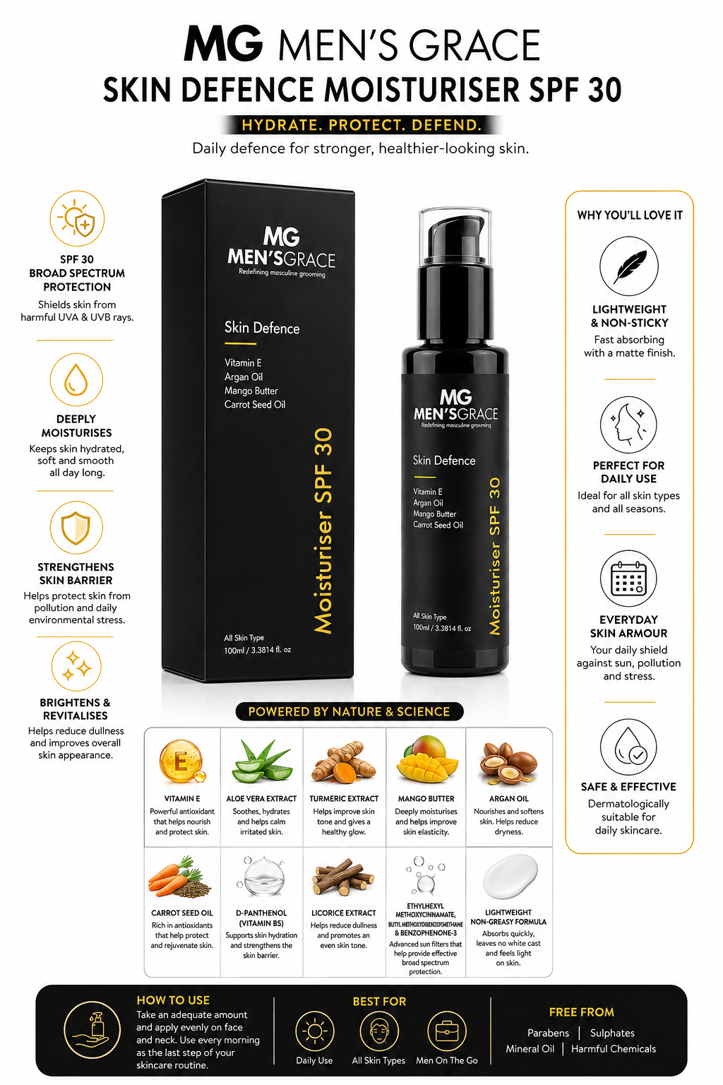 Skin Defence - Moisturiser SPF 30