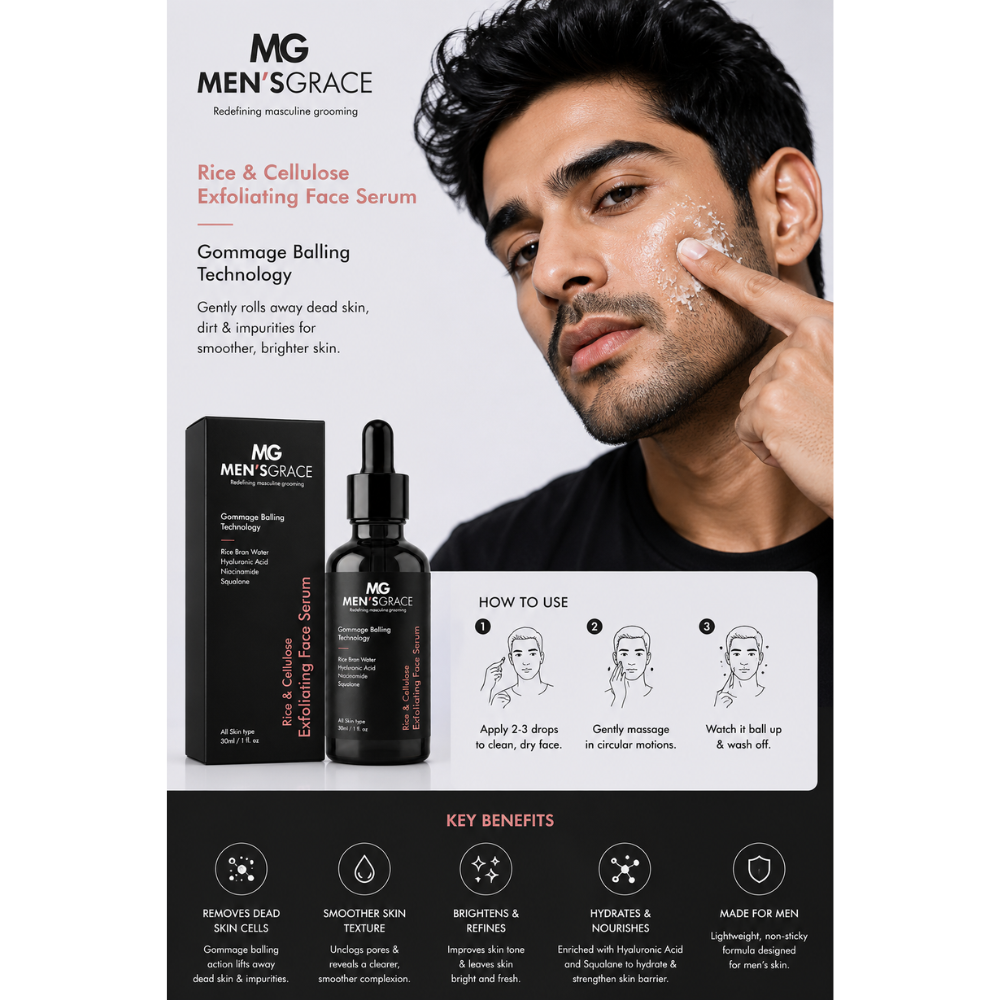Rice & Cellulose Exfoliating Face Serum With Gommage Balling Technology Duo