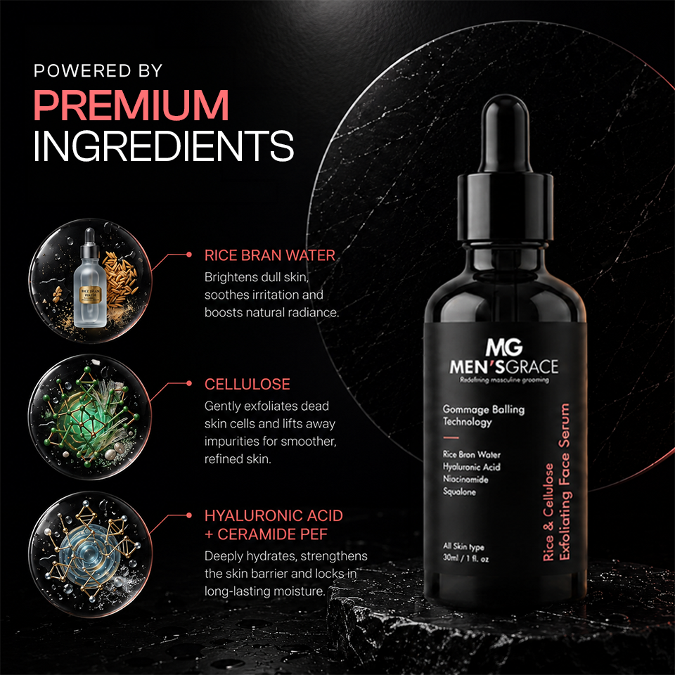 Rice & Cellulose Exfoliating Face Serum With Gommage Balling Technology