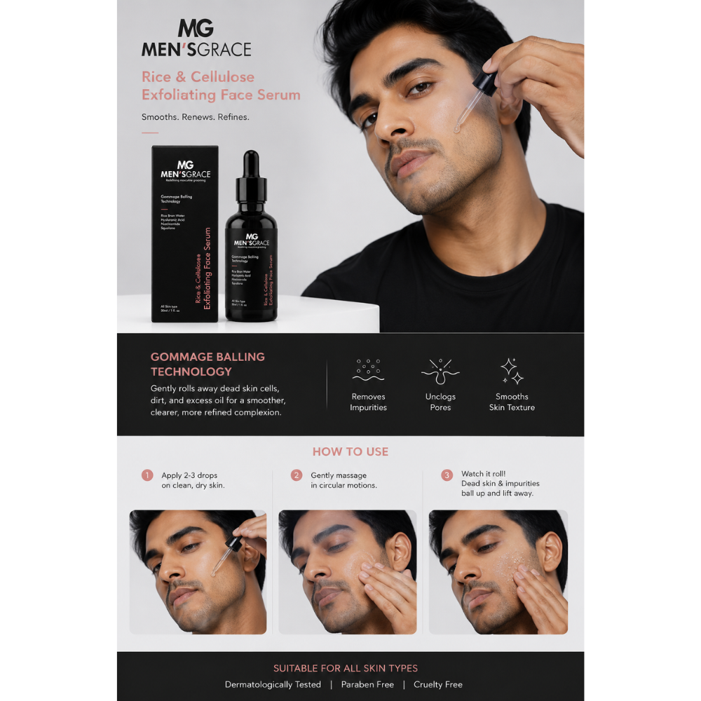 Rice & Cellulose Exfoliating Face Serum With Gommage Balling Technology